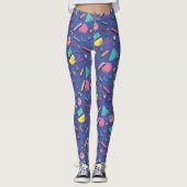 Retro Geometric Pattern Leggings (Voorkant)