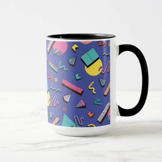 Retro Geometric Pattern Mok (Rechts)