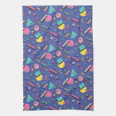 Retro Geometric Pattern Theedoek (Verticaal)
