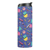 Retro Geometric Pattern Thermosbeker (Gedraaid links)