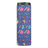 Retro Geometric Pattern Thermosbeker (Achterkant)