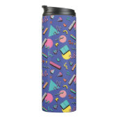 Retro Geometric Pattern Thermosbeker (Geroteerd rechts)