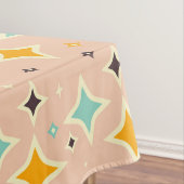 Retro geometric pattern with teal, orange, black tafelkleed (Voorbeeld)