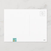 Retro Geometric Santa Briefkaart (Achterkant)