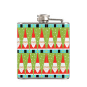 Retro Geometric Santa Flask Heupfles (Achterkant)