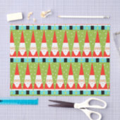 Retro Geometric Santa Tissue Paper Tissuepapier (Craft)