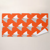 Retro geometric shapes with seamless patternabstra (Serviette de bain)