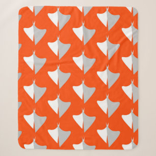 Retro geometric shapes with seamless patternabstra sherpa deken