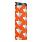 Retro geometric shapes with seamless patternabstra thermosbeker (Geroteerd rechts)