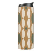 Retro Geometric Thermal Tumbler Thermosbeker (Gedraaid links)