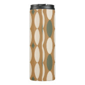 Retro Geometric Thermal Tumbler Thermosbeker (Achterkant)