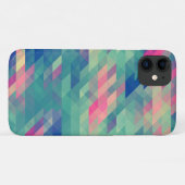 Retro Geometric Triangles Pattern Galaxy Hoesje (Achterkant (horizontaal))