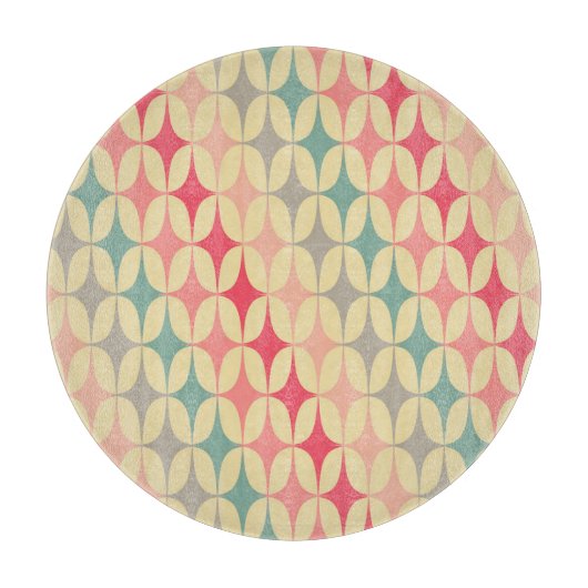 Retro geometrisch: diagonaal  patroon. snijplank (Voorkant)