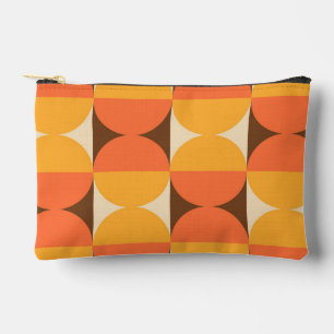 Retro Geometrisch half vierkant en cirkelpatroon Etui