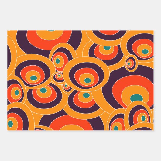 Retro geometrisch inpakpapier – vet Abstract (Voorkant)