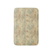 Retro geometrisch patroon 2 badmat (Voorkant Verticaal)
