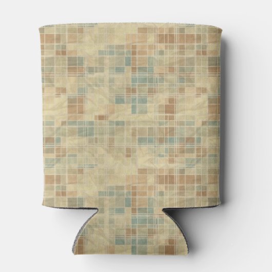 Retro geometrisch patroon 2 blikjeskoeler (Achterkant)