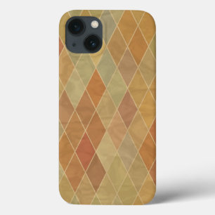 Retro geometrisch patroon 2 iPhone 13 hoesje