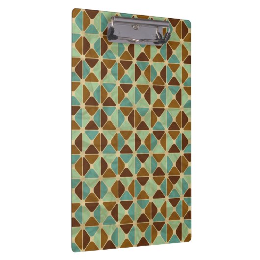 Retro geometrisch patroon 2 klembord (Rechts)