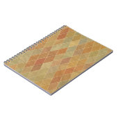 Retro geometrisch patroon 2 notitieboek (Linkerzijde)