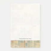 Retro geometrisch patroon 2 post-it® notes (Voorkant)