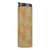 Retro geometrisch patroon 2 thermosbeker (Geroteerd rechts)