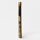 Retro geometrisch patroon 3 Case-Mate iPhone case (Achterkant/links)