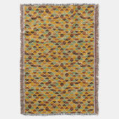 Retro geometrisch patroon 3 deken (Voorkant Verticaal)