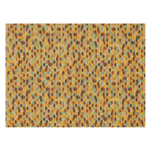 Retro geometrisch patroon 3 tafelkleed (Voorkant (Horizontaal))