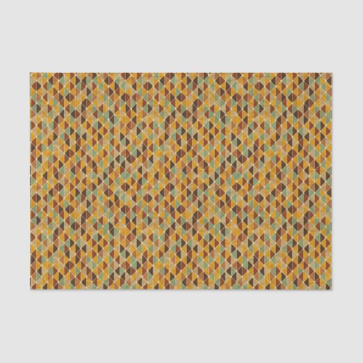 Retro geometrisch patroon 3 tissuepapier (Voorkant)