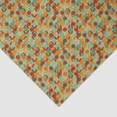 Retro geometrisch patroon 4 tissuepapier (Detail)