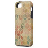 Retro geometrisch patroon 5 Case-Mate iPhone case (Achterkant Links)