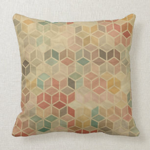 Retro geometrisch patroon 5 kussen