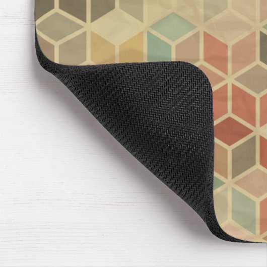 Retro geometrisch patroon 5 muismat (Hoek)