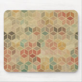 Retro geometrisch patroon 5 muismat (Voorkant)