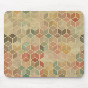 Retro geometrisch patroon 5 muismat