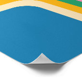 Retro geometrisch poster (Hoek)