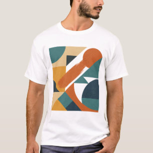 Retro geometrische Abstracte vormen - Aestheti T-shirt
