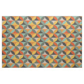 Retro geometrische cirkels stof (Yard (91,4 cm))