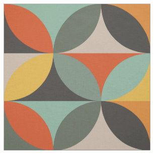 Retro geometrische cirkels stof