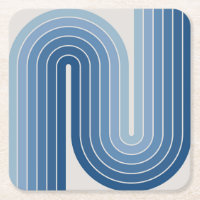 Retro Geometrische dubbele boog ontwerp Poster