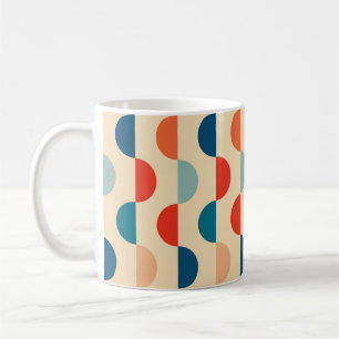 Retro Geometrische Hippie Boho Funky Kleurrijk Koffiemok
