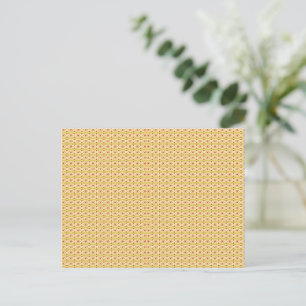 Retro geometrische luxe ansichtkaart briefkaart