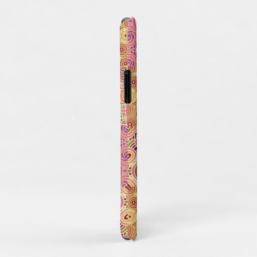 Retro geometrische patchwork Case-Mate iPhone case (Achterkant/rechts)