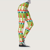 Retro Geometrische Santa Leggings (Rechts)