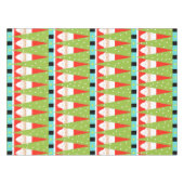 Retro Geometrische Tafelkleed van de Kerstman (Voorkant (Horizontaal))