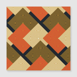 Retro geometrische vierkanten:  patroon.