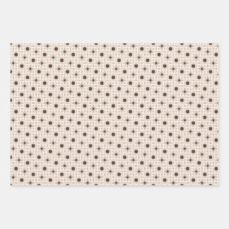 Retro geometry inpakpapier vel