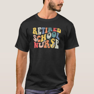 Retro  Gepensioneerd Schoolverpleegkundigen Deel T-shirt