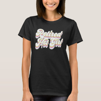 Retro Gepensioneerde Heet Meisje Bruidsmeisje Brui T-shirt